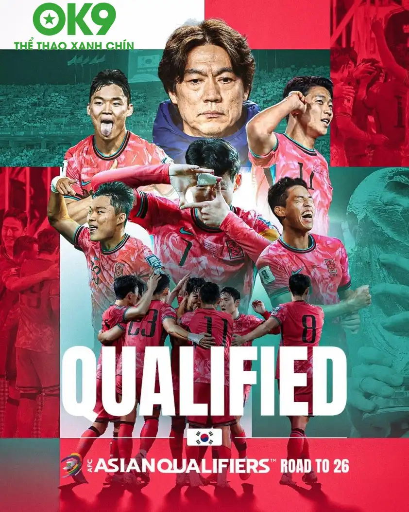 Hàn Quốc chính thức dự World Cup 2026 (Ảnh: AFC) Hàn Quốc chính thức dự World Cup 2026 (Ảnh: AFC)